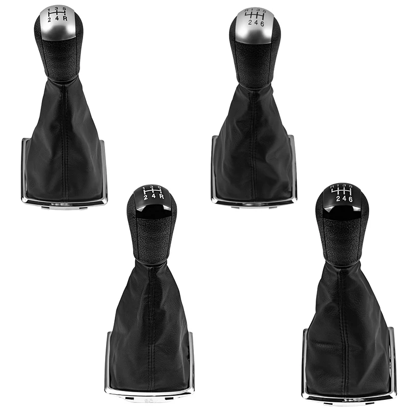2 Focus For Ford Eo 2 2004 - 2011 5/6 Speed Car Styling Gear Shift Stick Knob Handball ddmysmile Head Lever Gaiter Boot Cover Case Smile -
