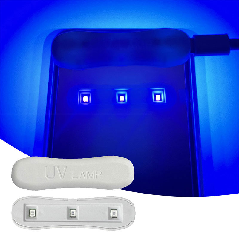 Car Glass Repair Curing Lamp Mini Resin Curing Glue UV Lamp Lighting Set Tool Auto Window Front Windshield Glass Crack Repair