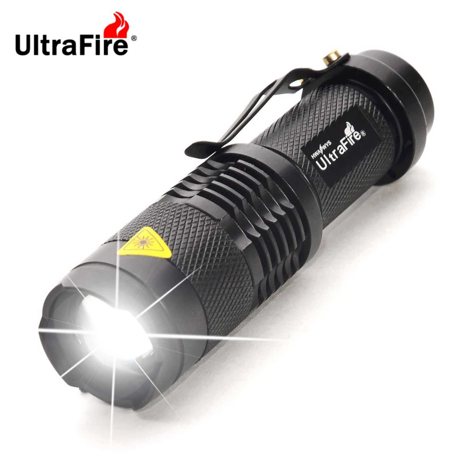 New Arrival TraFire SK68 EDC flashlight 1/3 Mode AA battery light Zoab 14500 flashlight kit mini flashlight charging light Z241109