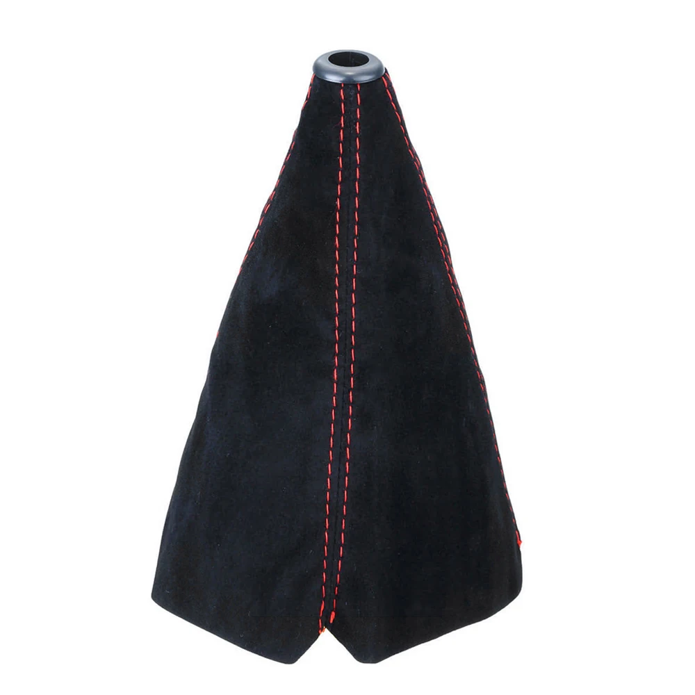 Suede Leather Car Gear Shift Collars Universal Auto Car 2025 new Manual Stick Shifter Knob Gear Shift Boot Cover Gaiter Accessories