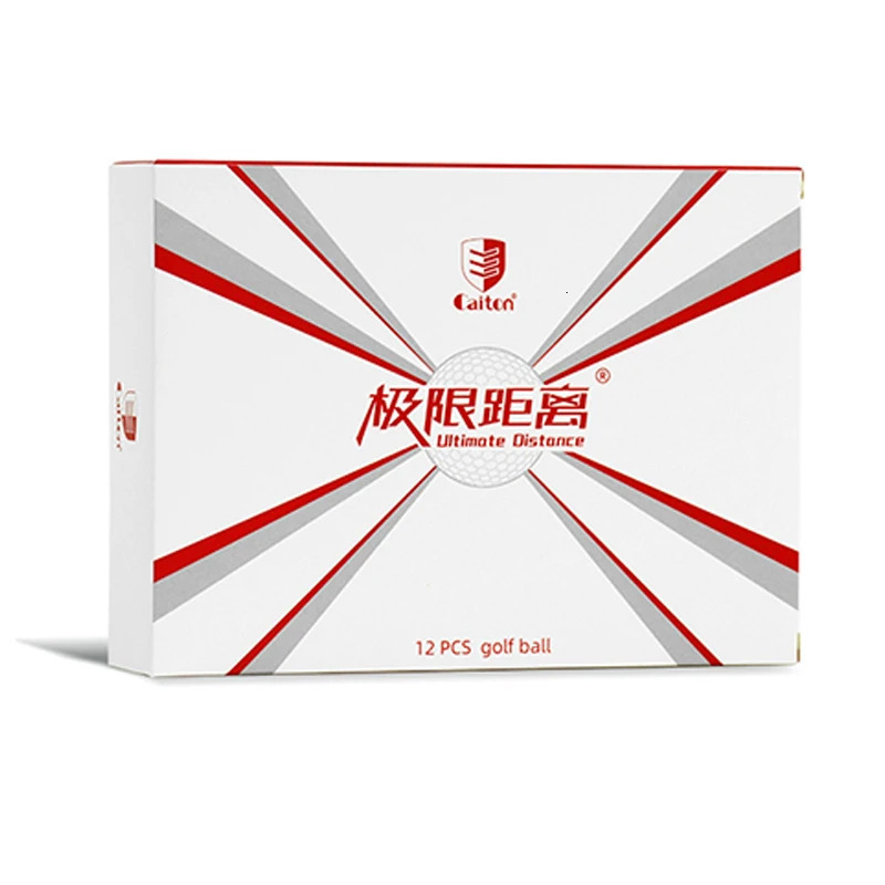 Caiton 12pcs Double Layer Extreme Range Golf Ball Golf AccessoriesExtreme Challenge Fly Further and More Accurate 240328