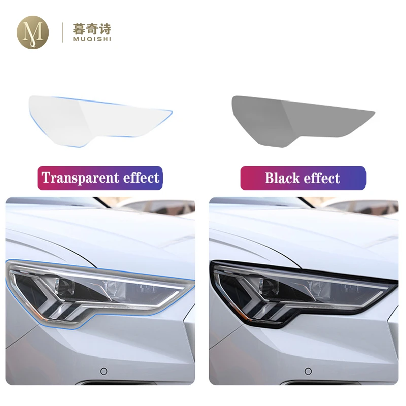 For Land Range Rover Evoque 2015-2023 Car Exterior Headlight Anti-scratch TPU Protective film Anti-scratch Repair film Accessori