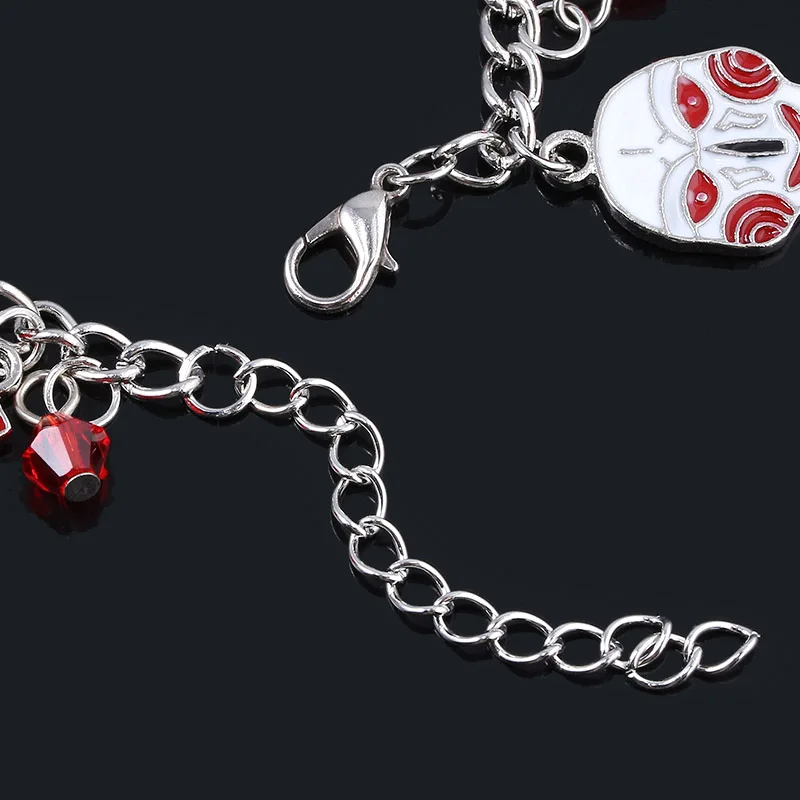 ddmysmile Face Pennywise Chucky Halloween Charms Bracelet Horror Movie Bangles Men Jewelry Gift Smile