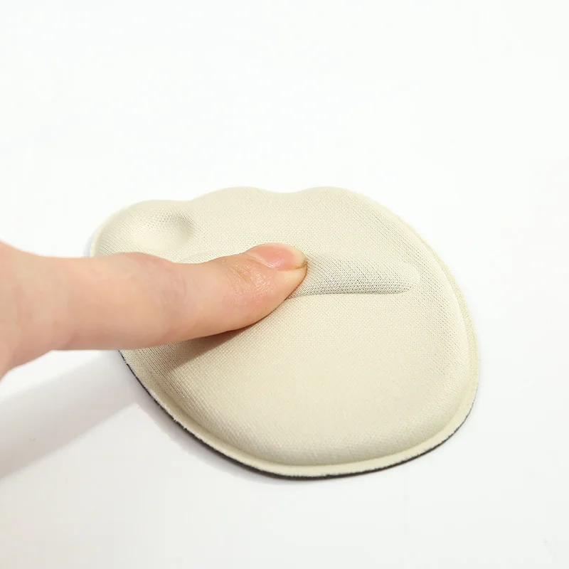 Heels High Forefoot Pad Half Insoles 2/4pcs Women's Memory Foam Anti-slip Back Sticker Pain Relief Protector Shoe Pads Cushion smile