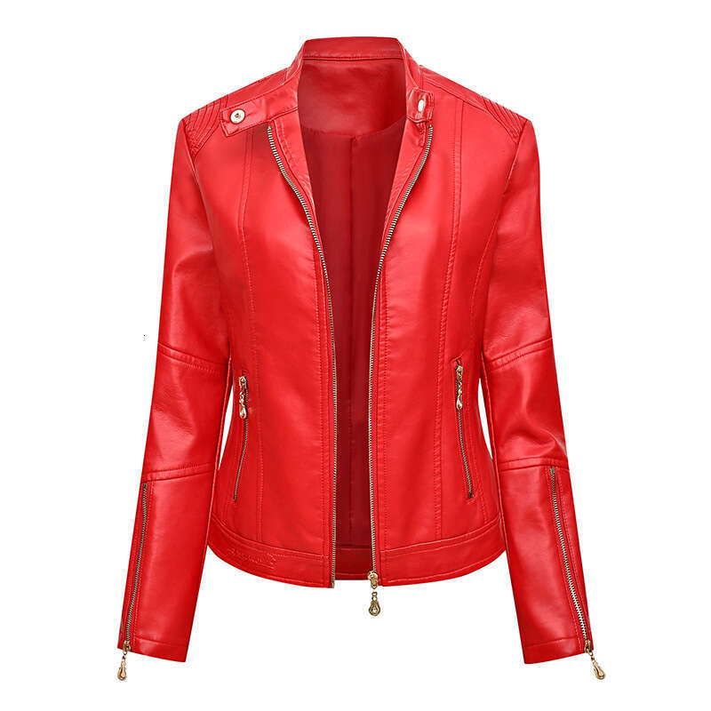shanshi leather jacket women New PU leather cold resistant jacket top women's jacket
