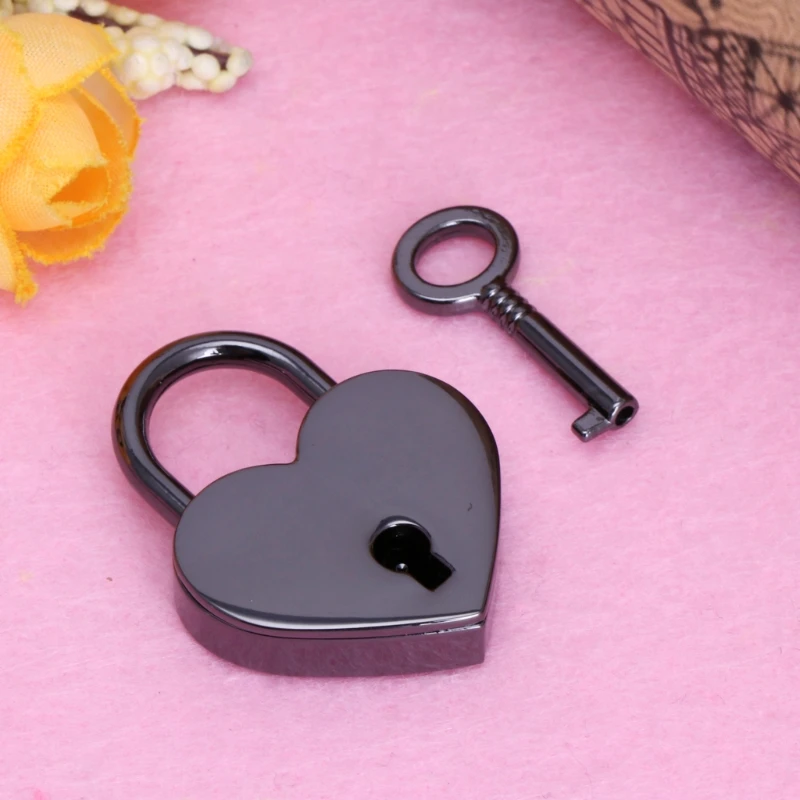 Wedding Keyed Padlocks Heart Shaped Lock Vintage for Wish Lock Padl
