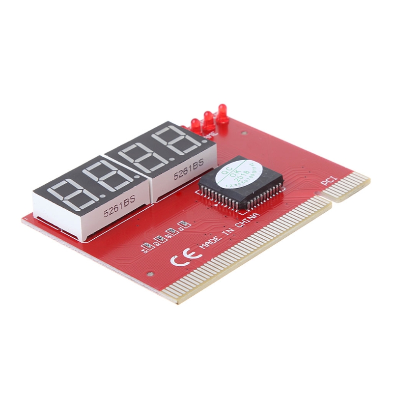 L43D PC Motherboard Analyzer with LED 4-Digit Diagnostic Test Computer PCI POST Tester Card