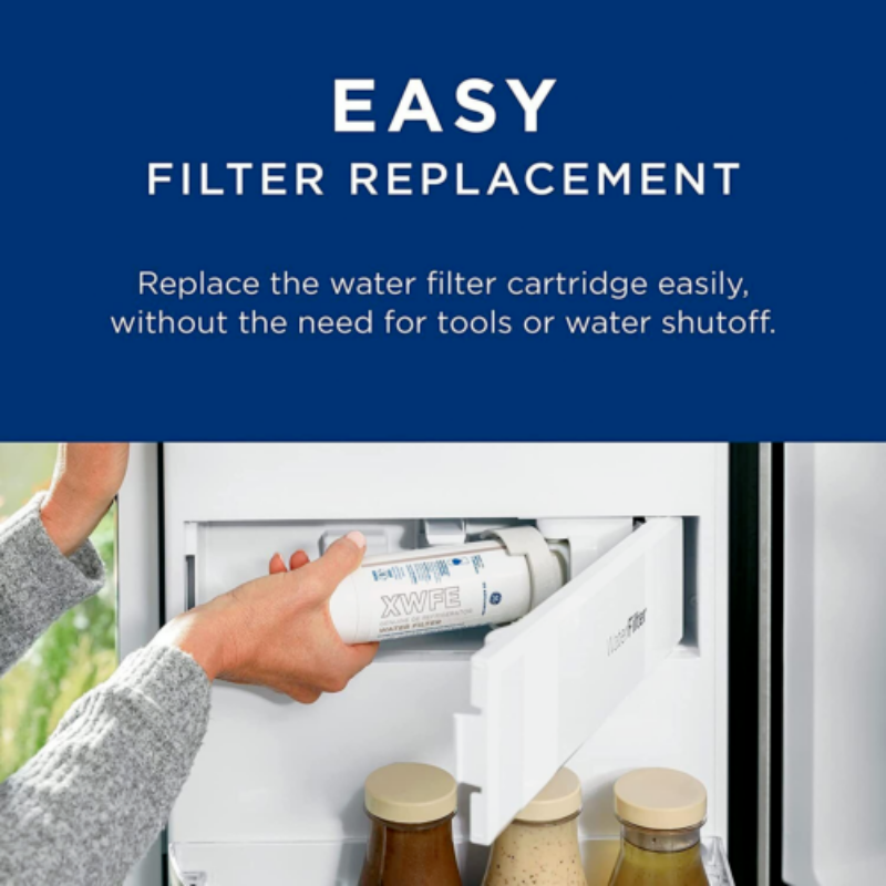 Compatible GE XWFE Refrigerator Replacement Water Filter Without Chip