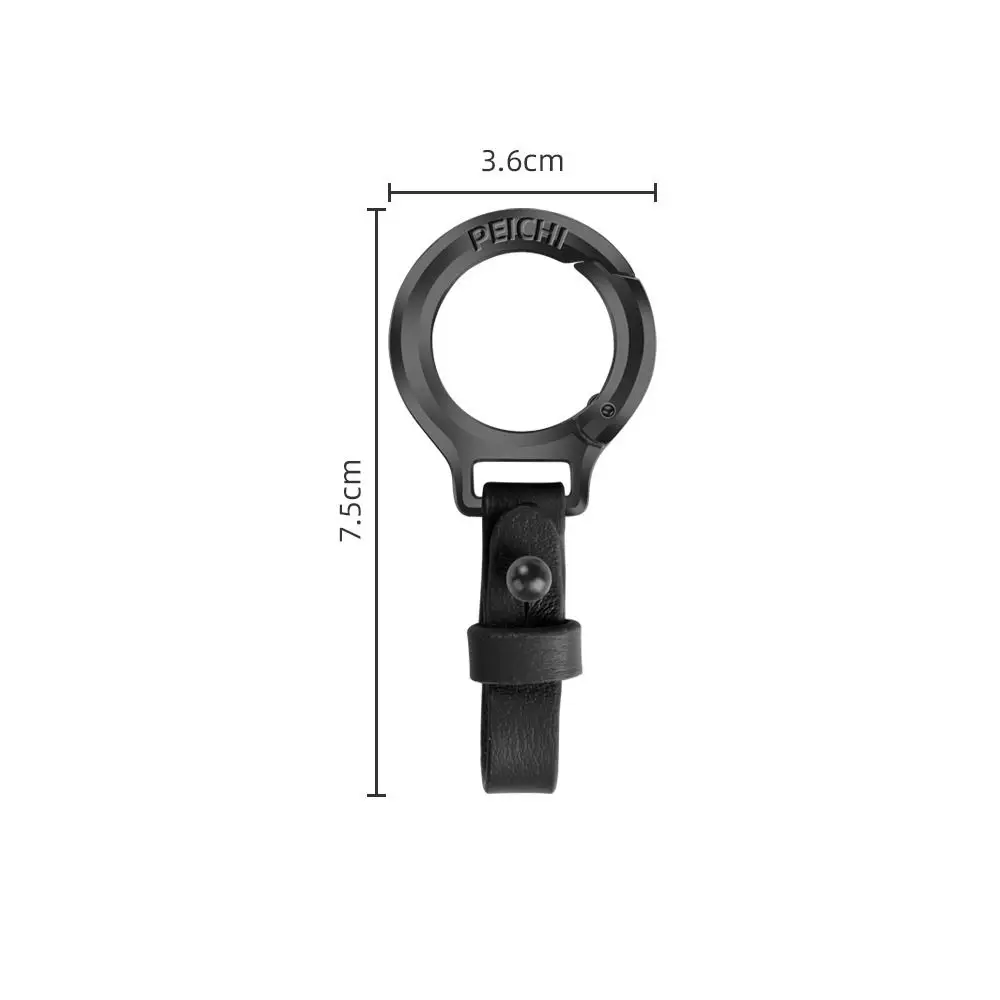Zinc Alloy Leather Keychain Car Key Holder Portable Carabiner new Waist Belt Buckle Durable Small Key 2025 Rings for Men Women Gift