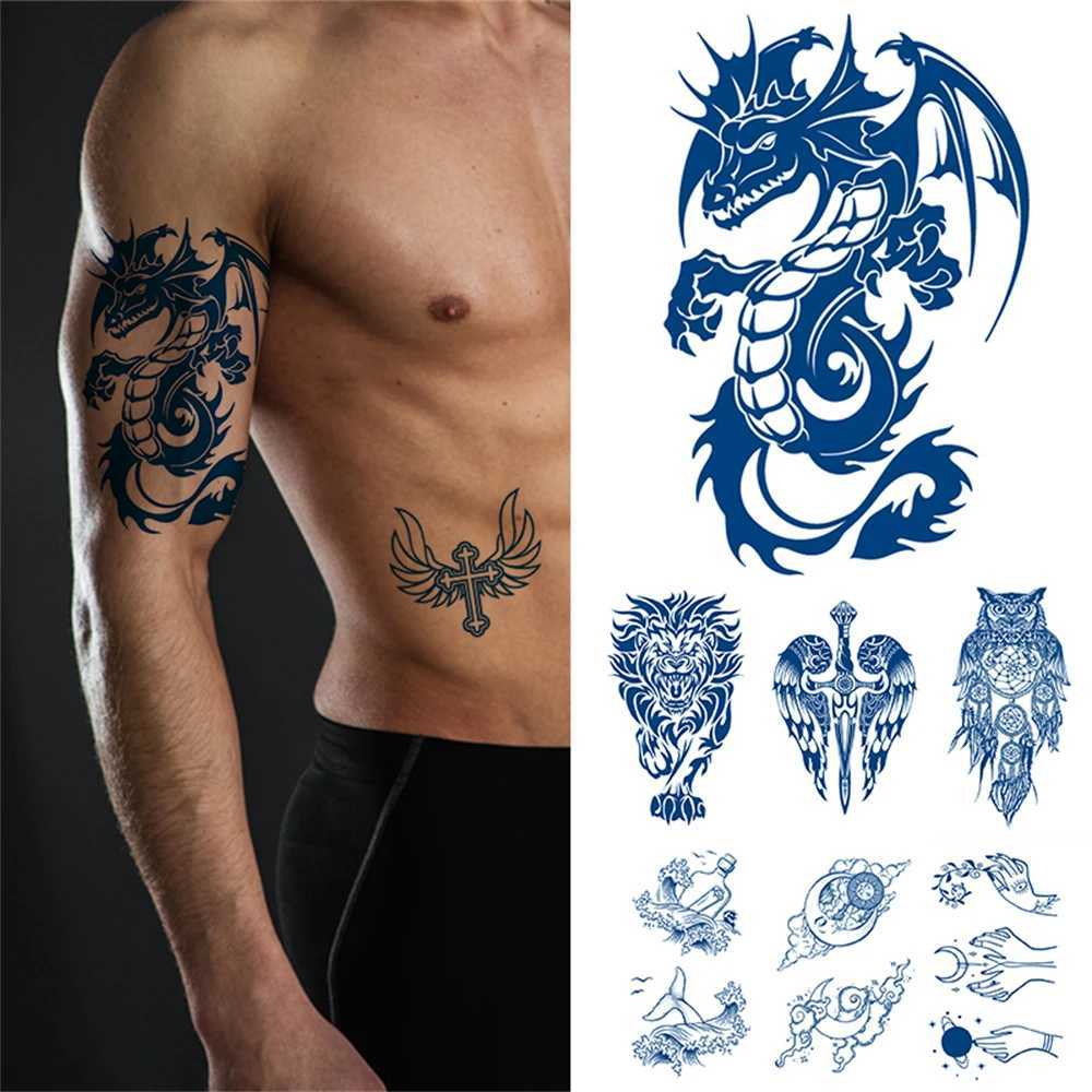 Juice long-lasting ink tattoo for 2 weeks waterproof transfer tattoo butterfly wing body art arm fake tattoo sticker W241109