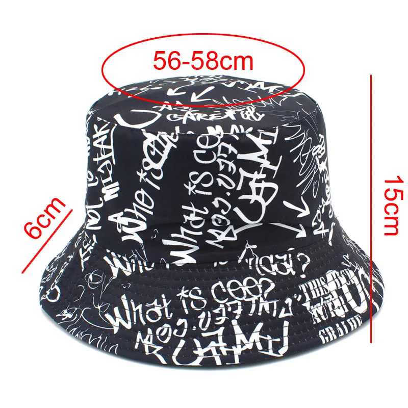 Fishman Bucket Hats ddmysmile Outdoor Cap Wide Brim Letters Pattern Beach Caps Men Women Summer Hat Chapeau Adult Buckets Sun Hat Smile