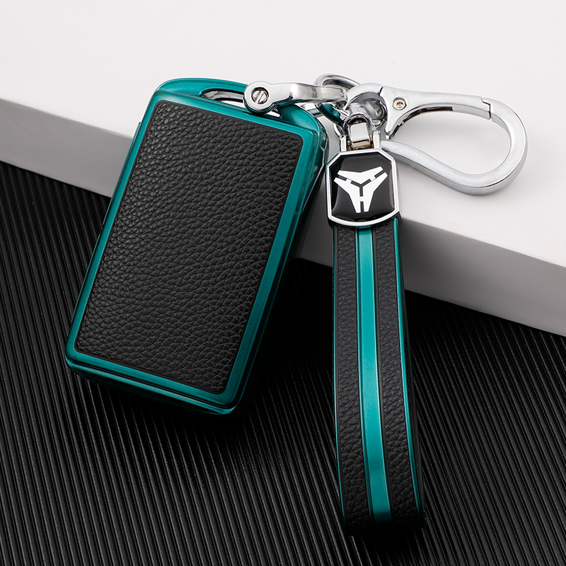 Car TPU Smart Leather Key Case Cover for Mazda 3 Alexa CX4 CX5 CX-5 CX8 CX-30 CX30 2019-2020 Holder Protector Shell Accessories smile