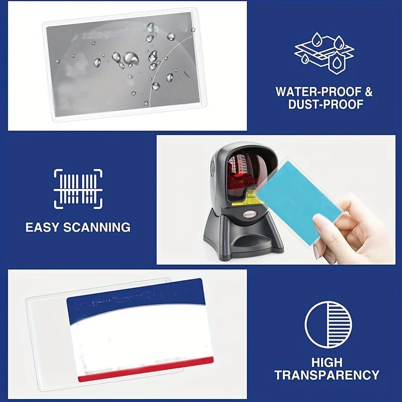 Medical Card Protective Cover Social Security Card Credit Card Scratch Resistant Dirt Resistant Transparent Frosted Card Cover