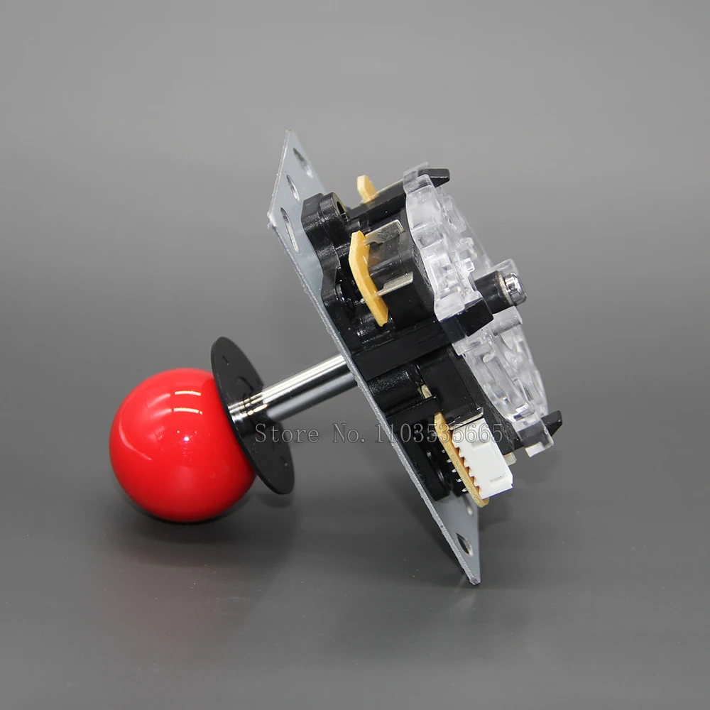 2pcs Arcade joystick With 5 Pin Interface Game Stick Arcade 8 Way PC PS3 Raspberry Pi Handle Console DIY Parts