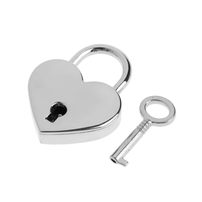Wedding Keyed Padlocks Heart Shaped Lock Vintage for Wish Lock Padl