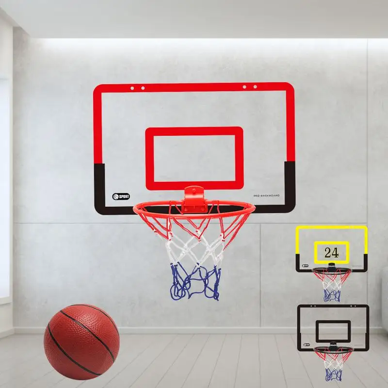 Mini Punch Basketball Free Board Toys Wall Mounted Basketball Hoop Set For Door Hanging Boys Teens Adults Birthday Gifts smile