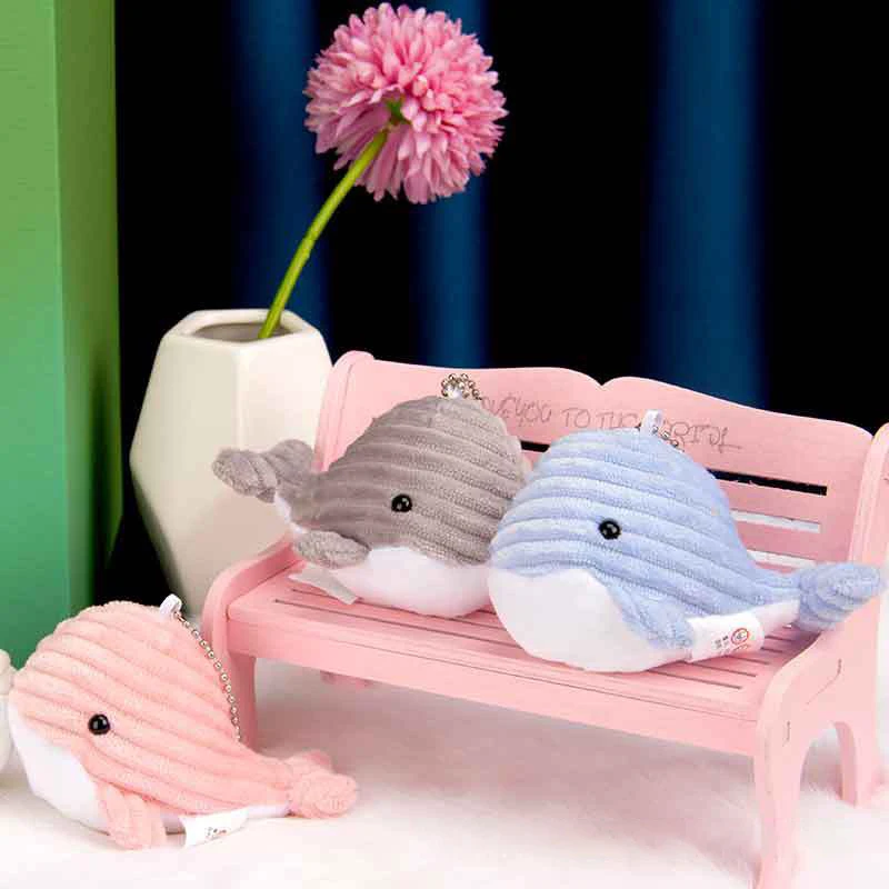 Cute Whale 2025 Plush Toys 10Cm Kids Lovely Ocean Animal Soft Stuffed Doll Women Bag's Pendant new Party Small Gifts To Children Guest