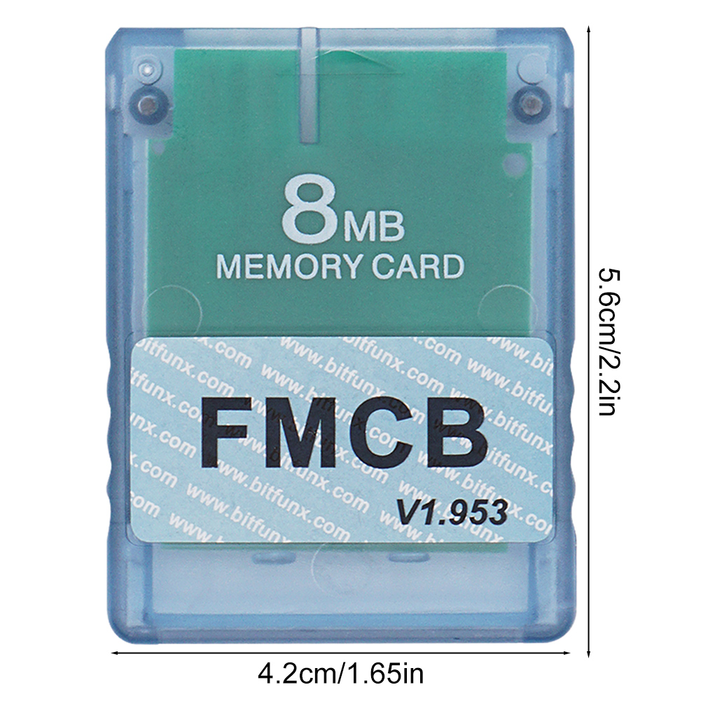 V1.953 Memory FMCB 8Mb/16Mb/32Mb/64Mb Card ddmysmile With OPL Memory Card Transparent Case Game Storage Card For Ddmysmile Playstation2 Game Console S