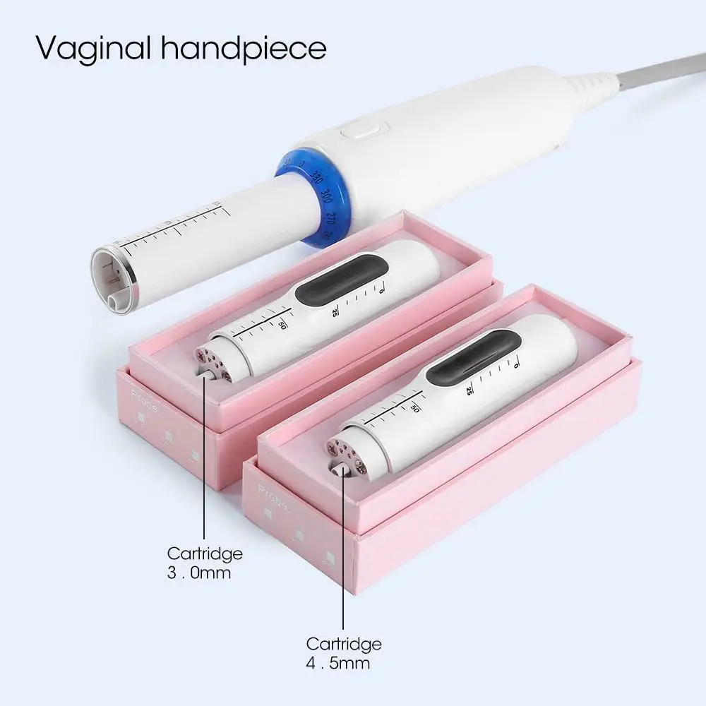 a b HIFU hine Face Shots Exchangeable Facial Body Vaginal Cartridge Anti Aging Transducer
