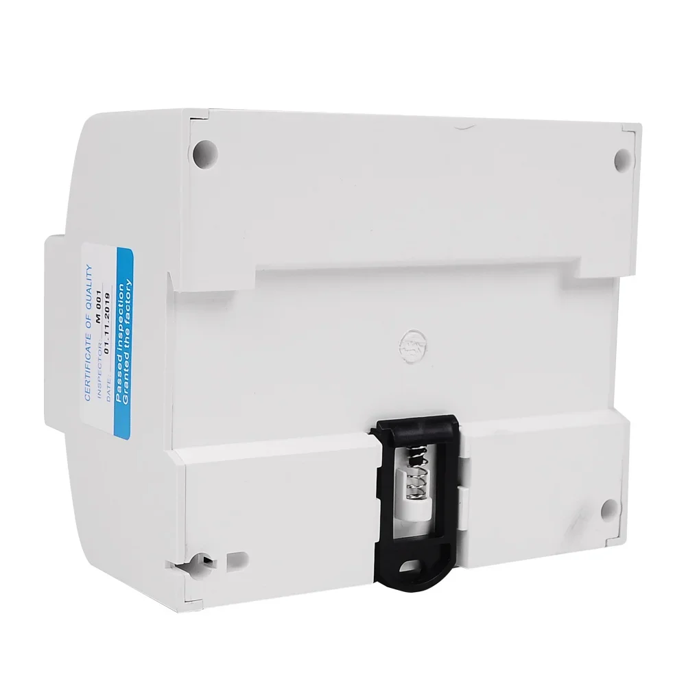 3 Phase 4 Wire RS485 Modbus 380V 100A DIN Rail Energy Meter Digital Backlight Power Factor Monitor with Voltage Current Display