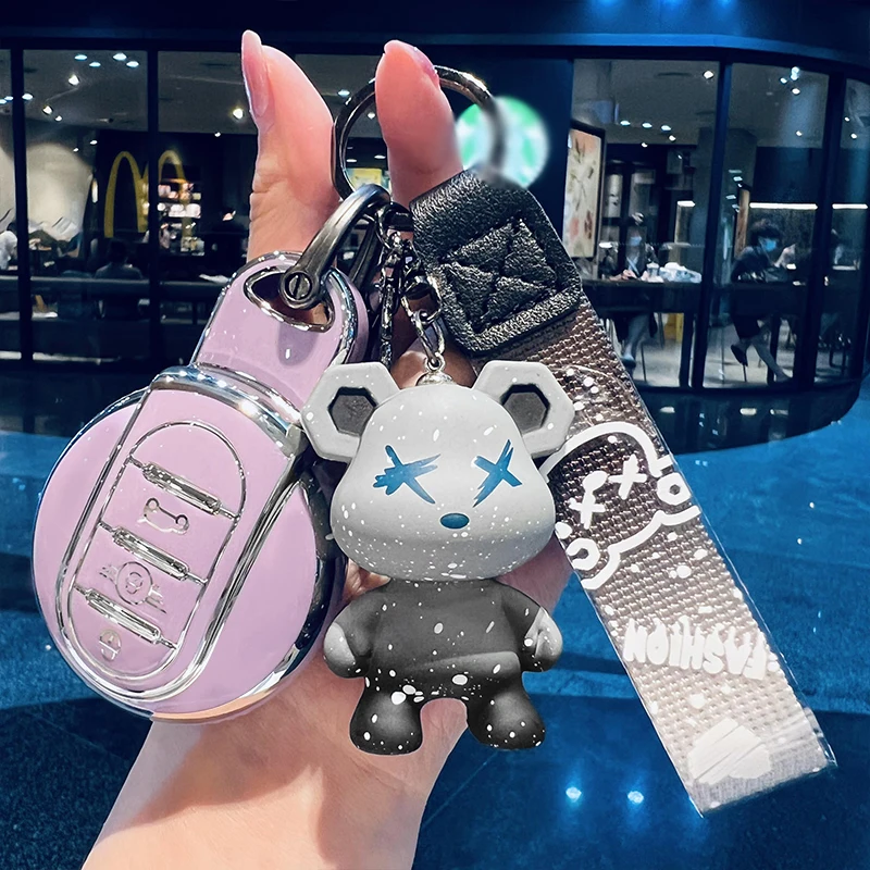 Key Case Car TPU Cover For MINI COOPERS ONE JCW CLUBMAN Countryman R55 R56 R57 R58 F56 F55 F54 F57 ddmysmile F60 R59 R60 S Roadster Smile