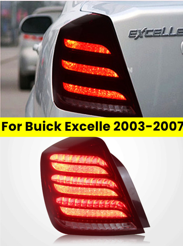 Upgrade Taillight For Buick Excelle 2003-2007 Tail Light Rear LED DRL Animation Dynamic Turn Signal Lamp Auto Assembly