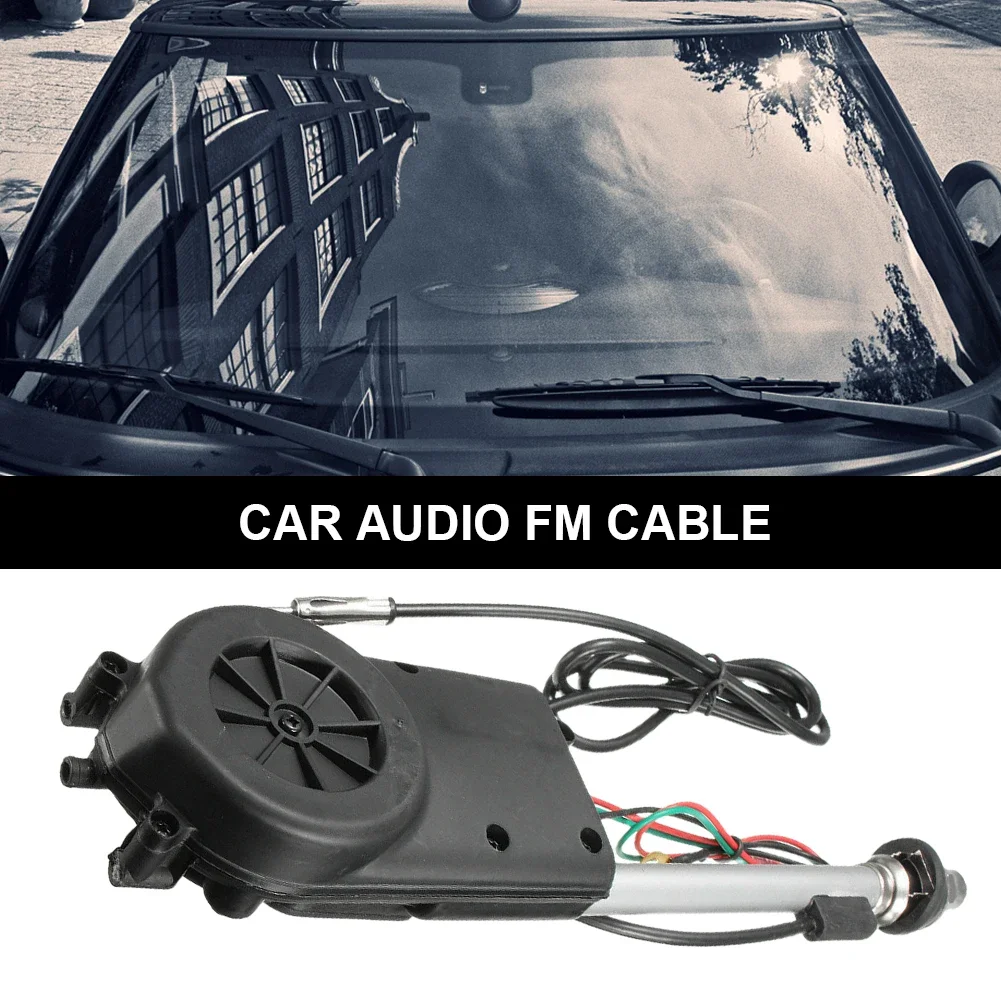 12V AM FM Adapter Car Audio Electric Antenna Automatic Wire Telescopic Exterior Vehicle Accessories For Car Radio Audio Accessor