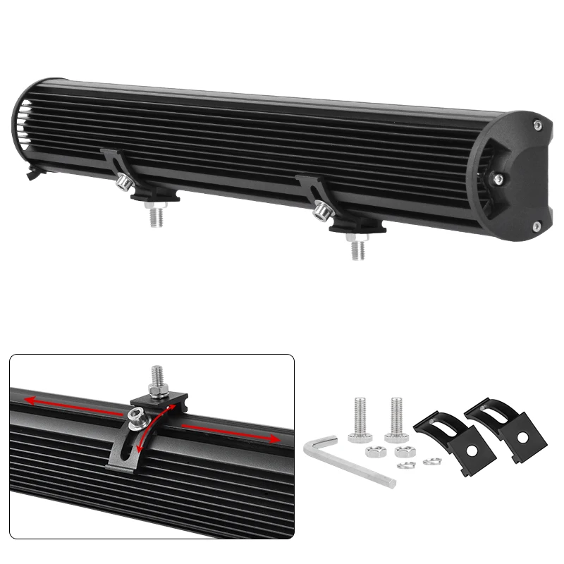 CREK Offroad LED Light Bar 7D White DRL 12 18 23 28 Inch 12V 24V Work Lightbar for Jeep Truck 4x4 4WD ATV Tractor Boat Pickup