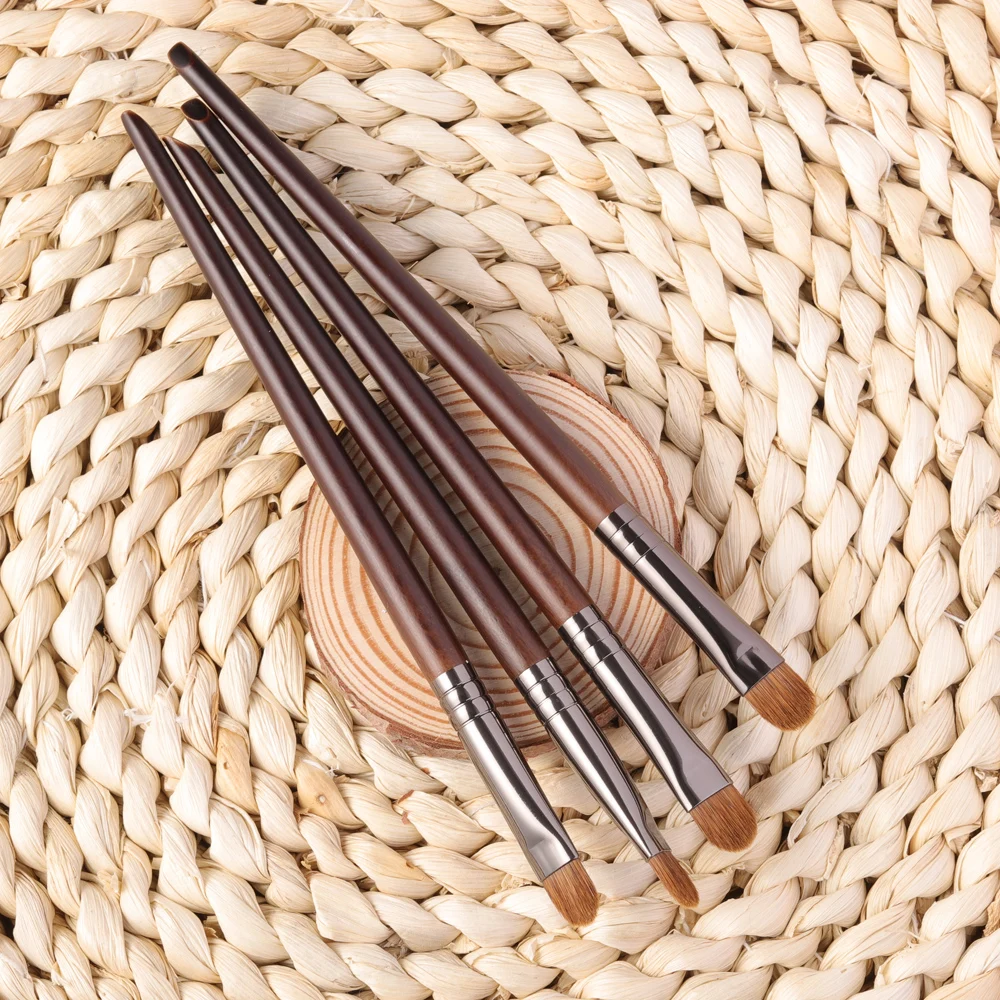 1 PCS Duo OVW Fiber Shader Brush Synthetic and Weasel Hair Makeup Eyeshadow Brushes pincel maquiagem beauty brochas maquille smile