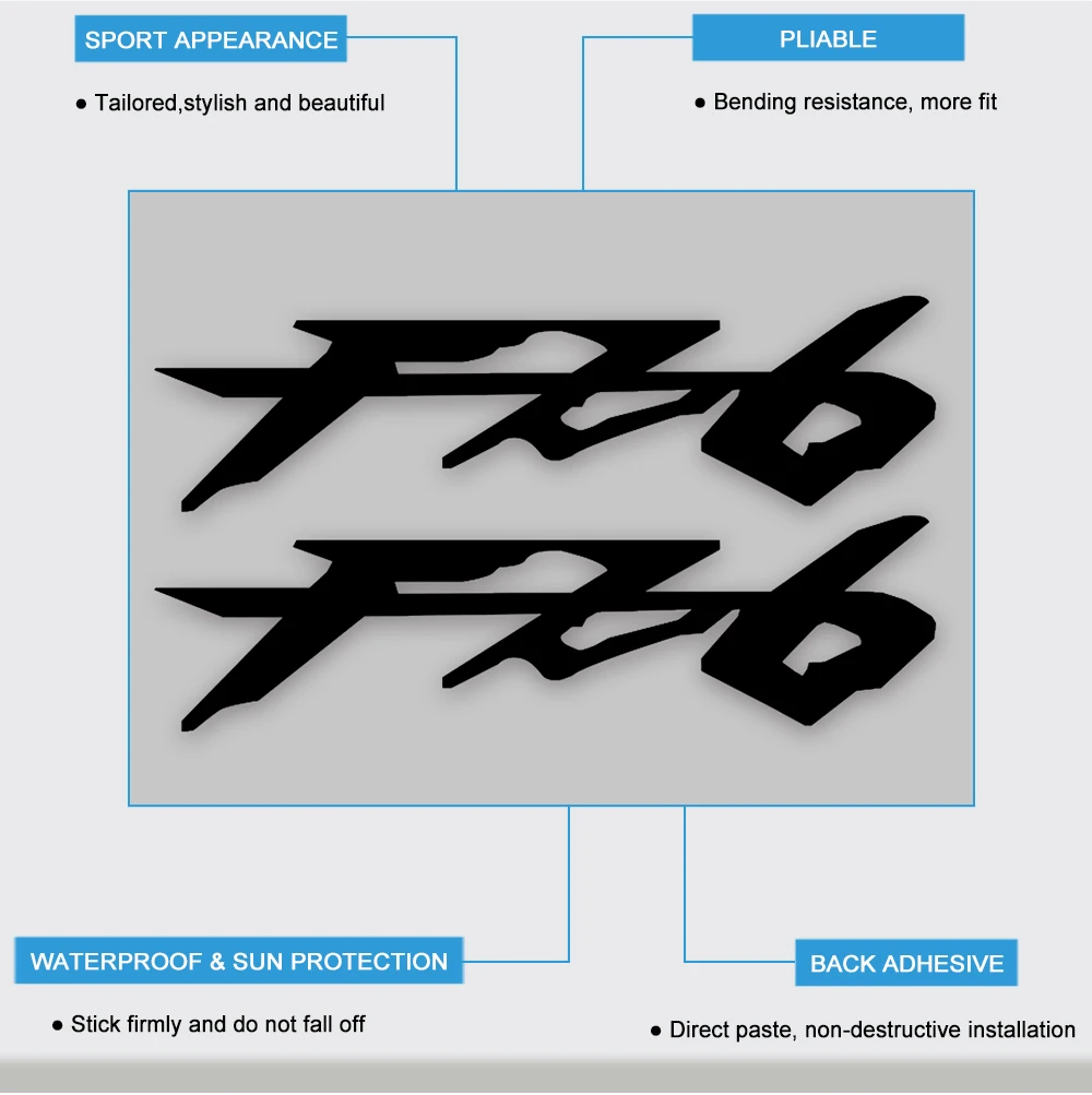 Motorcycle Stickers Reflective Decal FZ 6N 2004 for Yamaha FZ6N FZ6-N FZ 6 N Fazer S2 2005 2006 2007 2008 2009 Accessories
