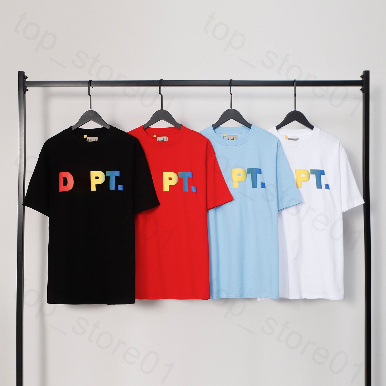 5A TOP Mens t shirt 24SS Tees TShirt Men Women Designer T-shirt cottons Tops Man Casual polo Shirts Luxurys Clothing Street Shorts Washing water Clothes gallerydept 01