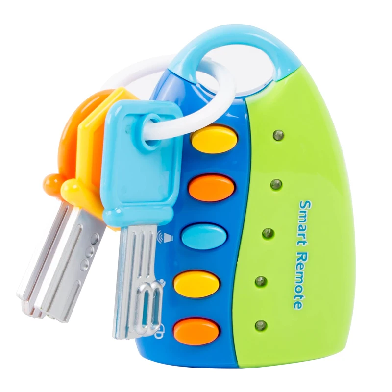 Baby Toy Musical Car Key Vocal new Smart Remote Car Key Baby Music 2025 Toys Children Pretend Play Educational Toys for Kids Girls Boys