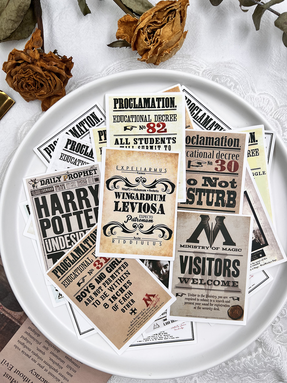 English Stickers Square Poster Travel Junk Journal DIY Scrapbooking Diary Album Phone Collage Tag Sticker Decorative smile