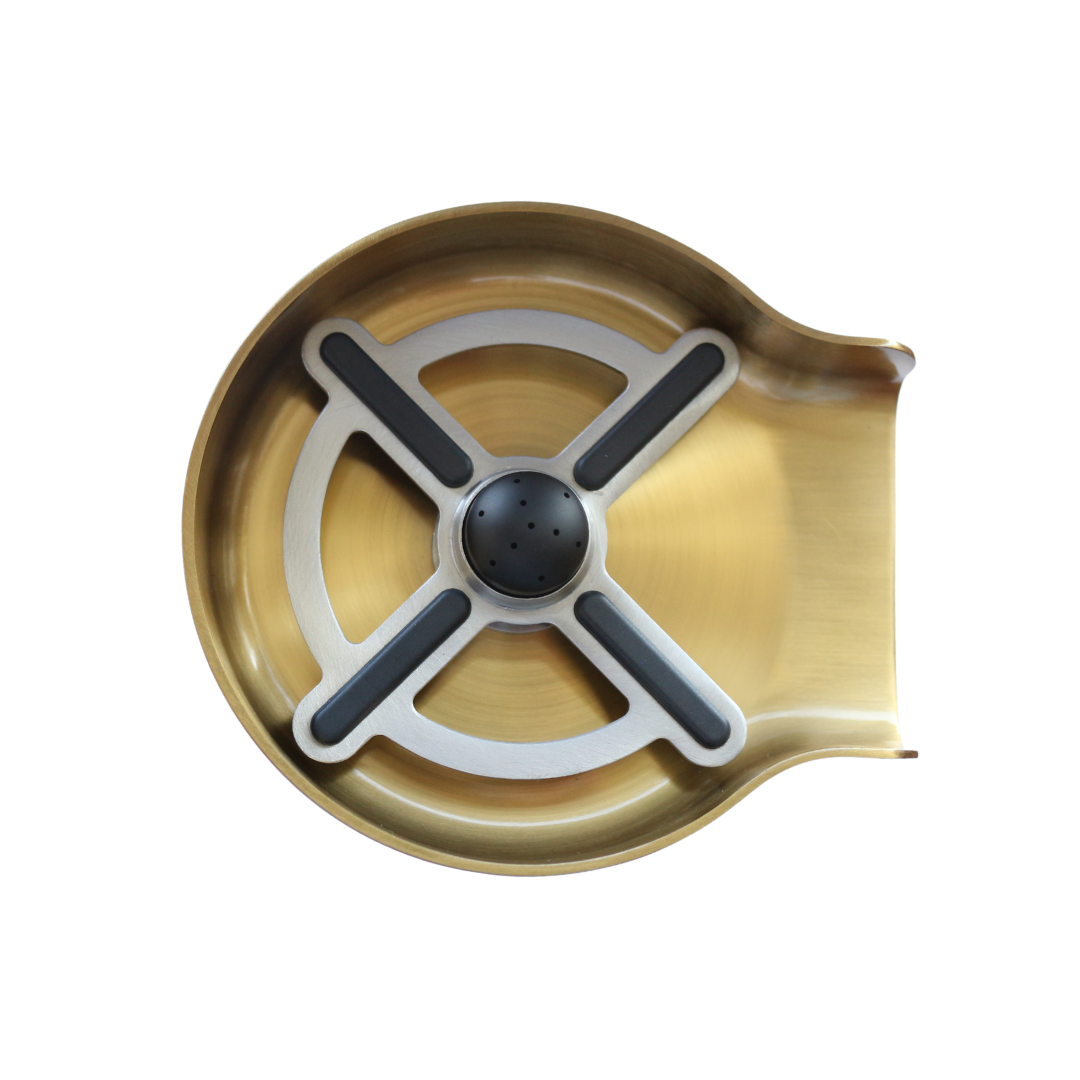 New glass washer home cup cleaning cup washing machine bar cup washer stainless steel cup washers Gold Crown