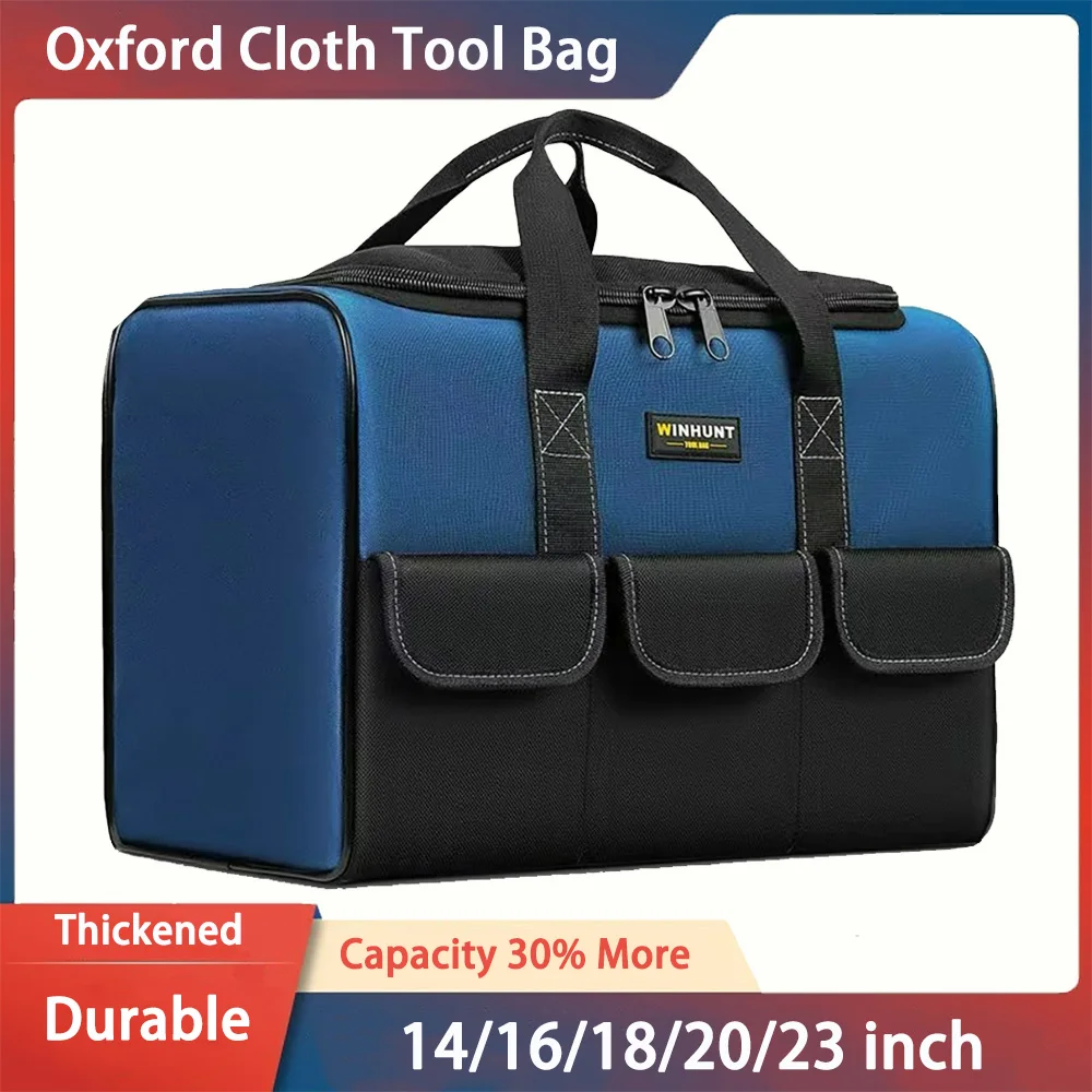Waterproof Multi Pockets Tool Set with Bag for Electrician Working Tool Box Case Storage Bag Portable Organizer Bag Toolbox