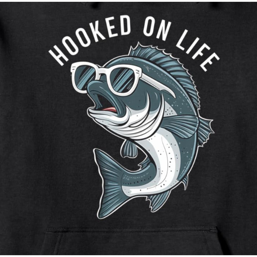 Hoodie for Mens Womens Fishing Life Cool Bass Fisherman Dad Fathers Day Gift Pullover Hoodie Graphic Hoodies sweatshirt