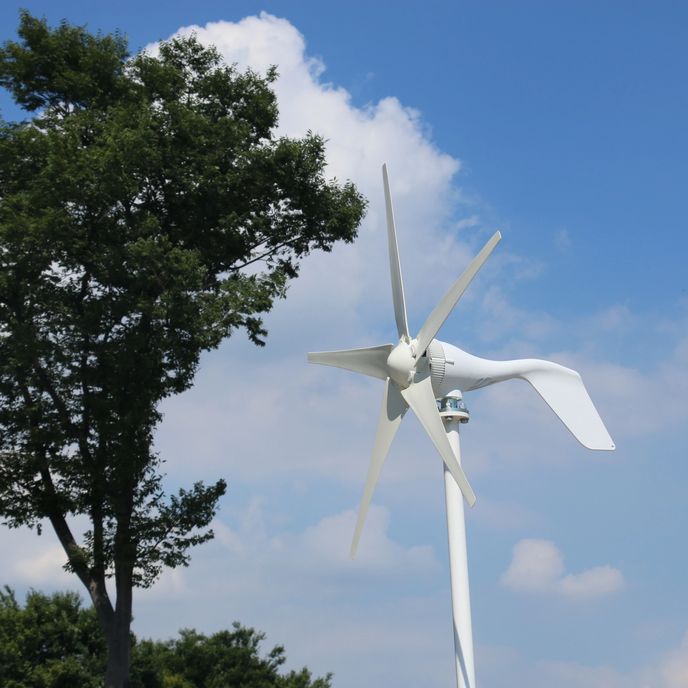Alternative 400W Horizontal Wind Turbine Generator New Energy 12V 24V Windmill With MPPT/PWM Charge Controller