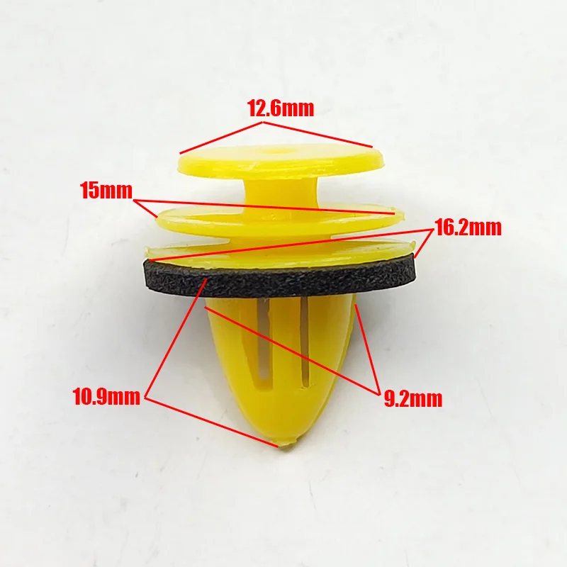 30/50PCS 9mm Hole Car Door Trim Panel Retainer Clips Fastener Plastic Rivets For Hyundai Nissan For Infiniti Car-styling