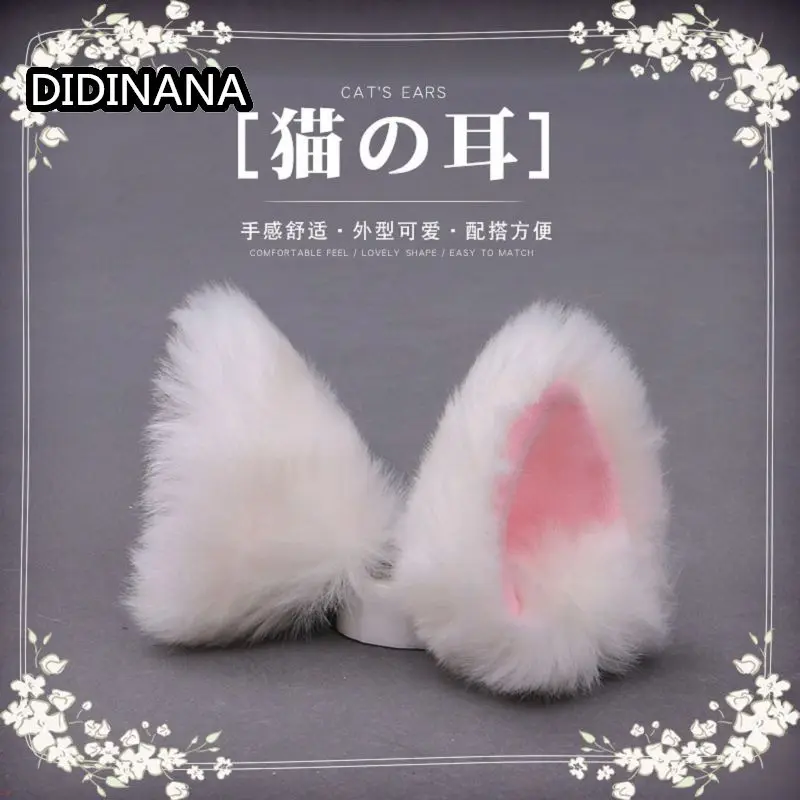 Cat Masquade Party Halloween Ear Headband Cosplay Japanese Cute Fox Anime Sweet Lolita Hand Made Beast Side Clip Hair ddmysmile Band Smile