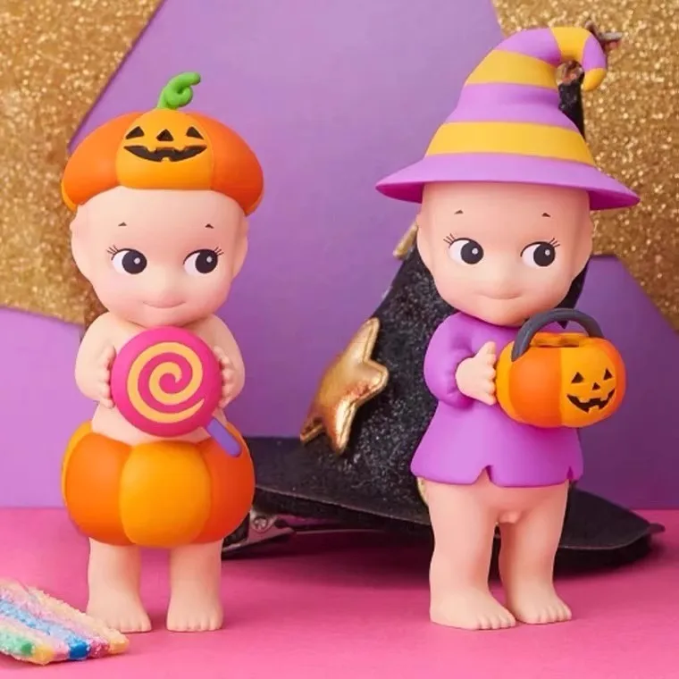 Nt Sonny Angle Halloween Series Blind Box Cute Kawaii Anime Figures Pumpkin Ghost Candy Toys Mystery Surprise Box Gifts For Kids