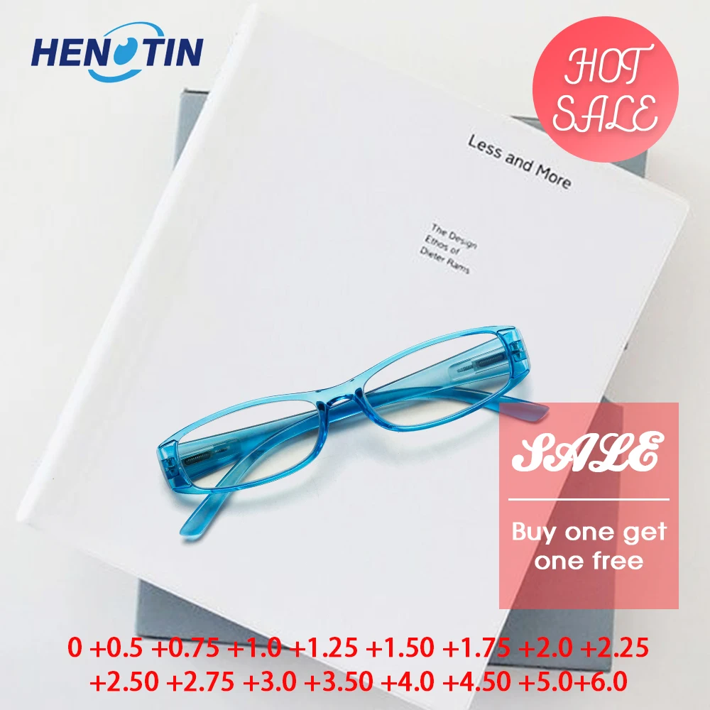 Glasses Henotin For Reading Women Bestselling Big Sale Low Price Promotional Presbyopic Eyewear Men Buy One Get One Free smile