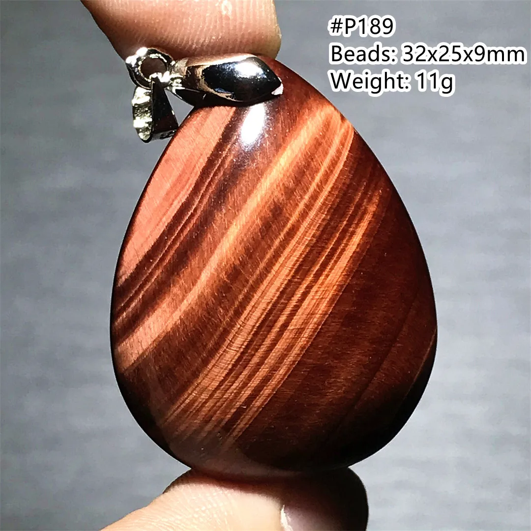 Tiger Natural Eye Red Stone Pendant Jewelry For Women Lady Man Healing Beauty Gift Reiki Crystal Energy Beads Gemstone AAAAA smile