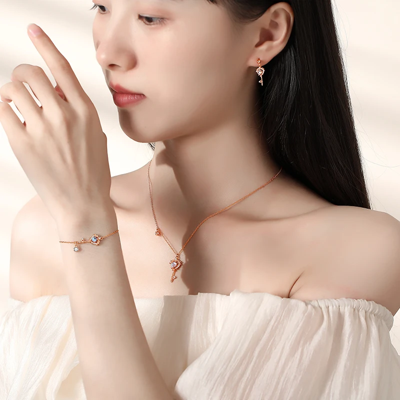JIALY AAA CZ Rose new Fairy Magic European S Sterling Sier Bracelet For Women 2025 Birthday Party Gift Jewelry
