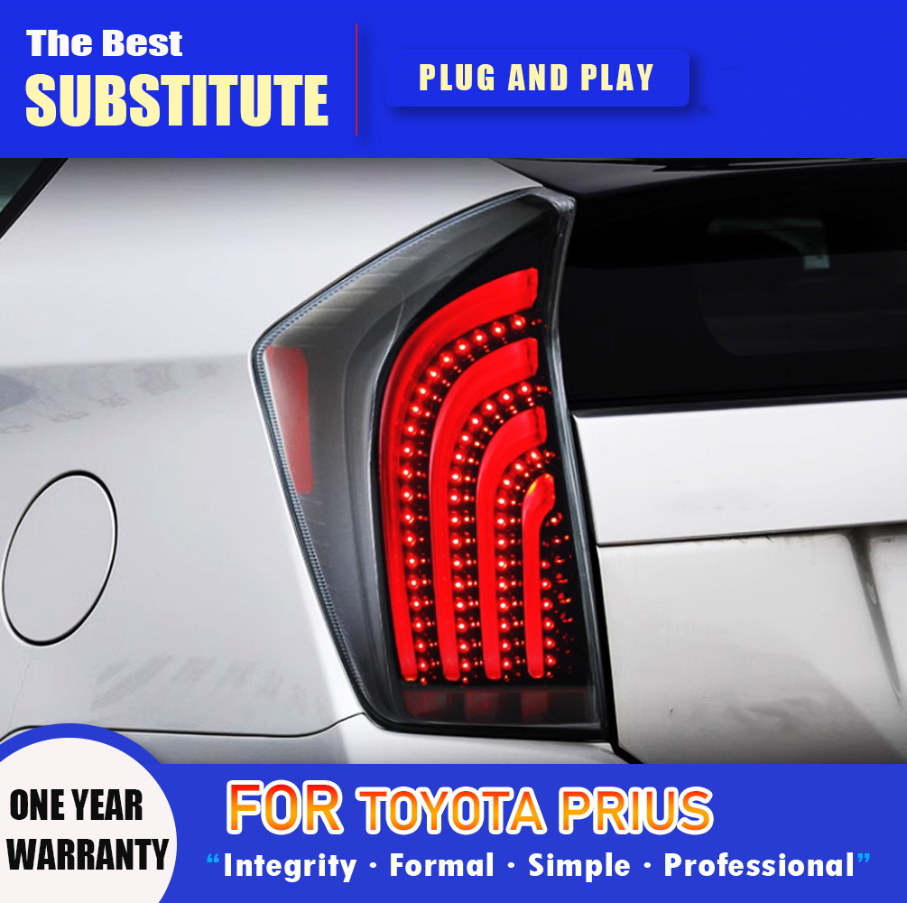 Car Styling for Toyota PRIUS Hybrid 2009-2014 Taillight DRL Rear Lamp Dynamic Turn Signal LED Brake Lights