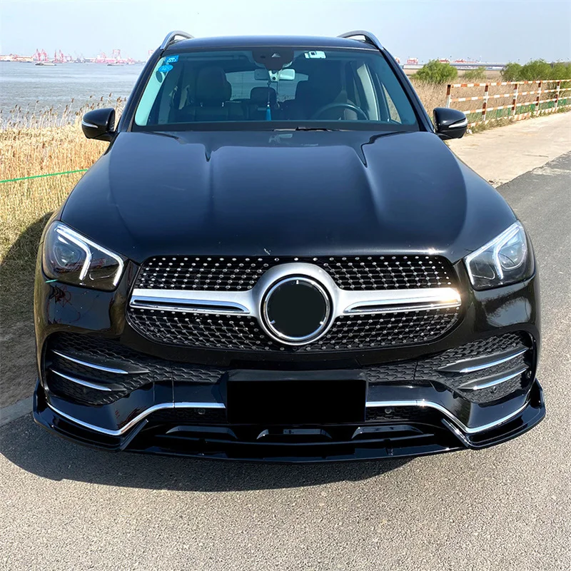 2020-2023 For Mercedes Benz GLE W167 C167 GLE350 GLE450 GLE53 Car Front Bumper Lip Splitter Diffuser Spoiler Guard Protector Kit