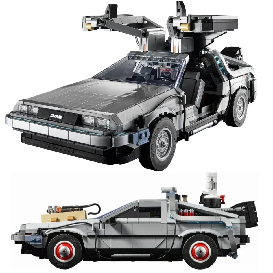 NEW Back to the Future Time Machine Compatible 10300 Building Blocks Technical Car Bricks Construct Toys For Children Gifts