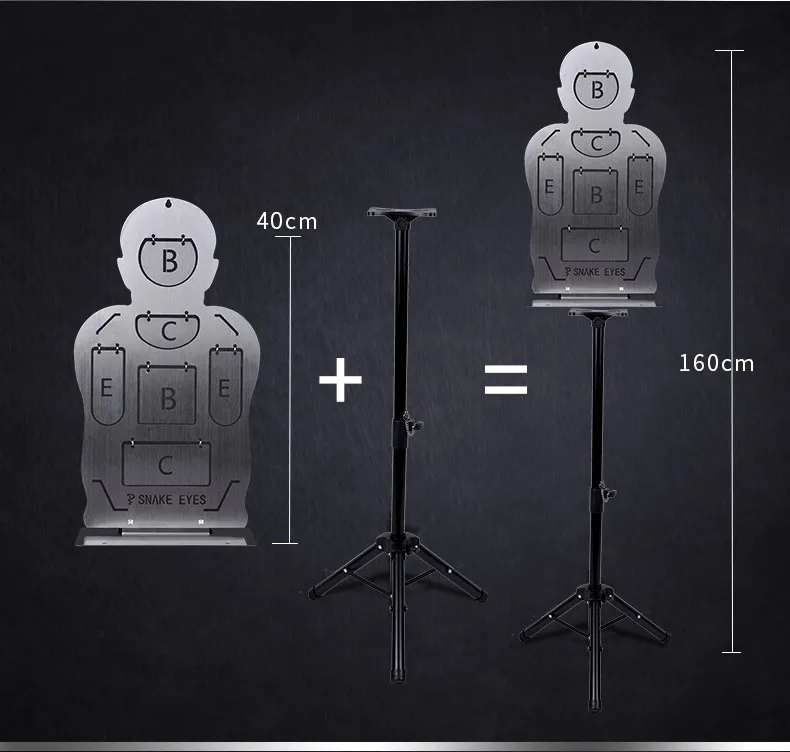 Darts Accessories IPSC IDPA 3GUN Gun Range Tactical Shooting Training Target for Nerf Hunting Airsoft Paintball BB Target stand