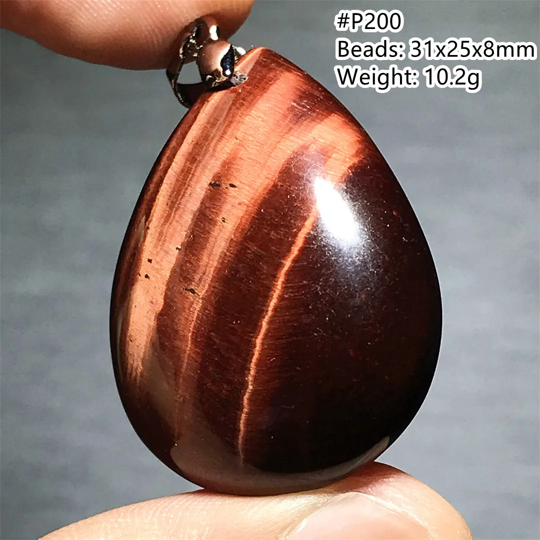 Tiger Natural Eye Red Stone Pendant Jewelry For Women Lady Man Healing Beauty Gift Reiki Crystal Energy Beads Gemstone AAAAA smile