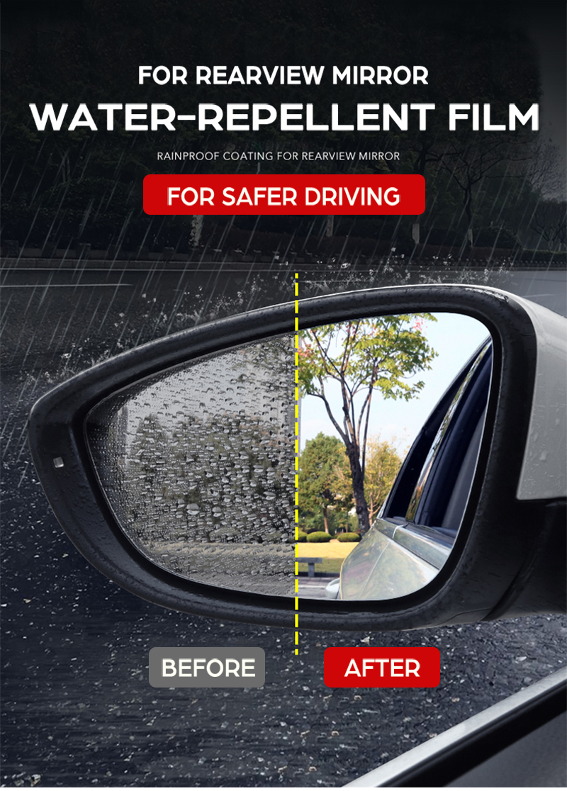 Full Cover Protective Film for Skoda Fabia 1 2 3 6y 5j nj MK1 MK2 MK3 1999~2020 Car Rearview Mirror Rainproof Anti-Fog Stickers