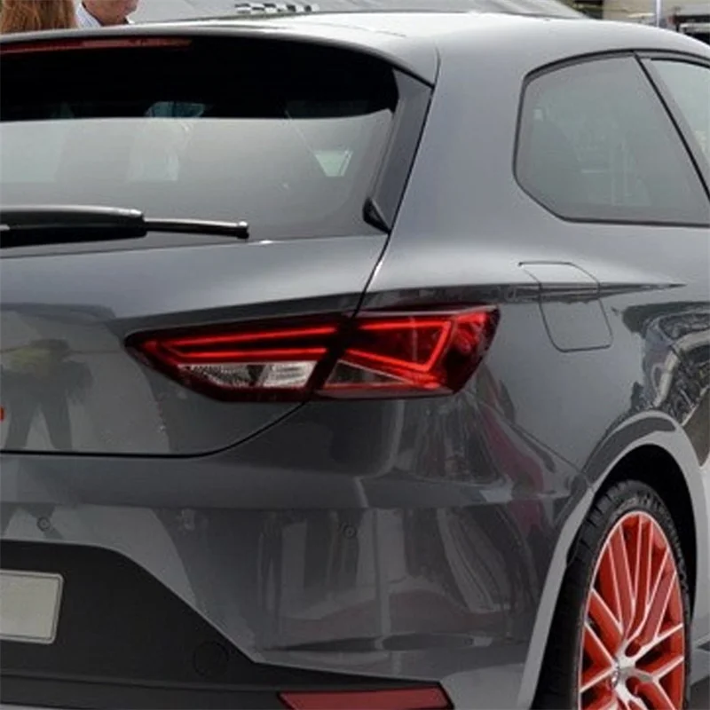 For SEAT LEON 5F FR (Five-door) 2013-2021 Rear Window Side Spoiler Wing Car Styling Auto canards Splitter tail Window Wings